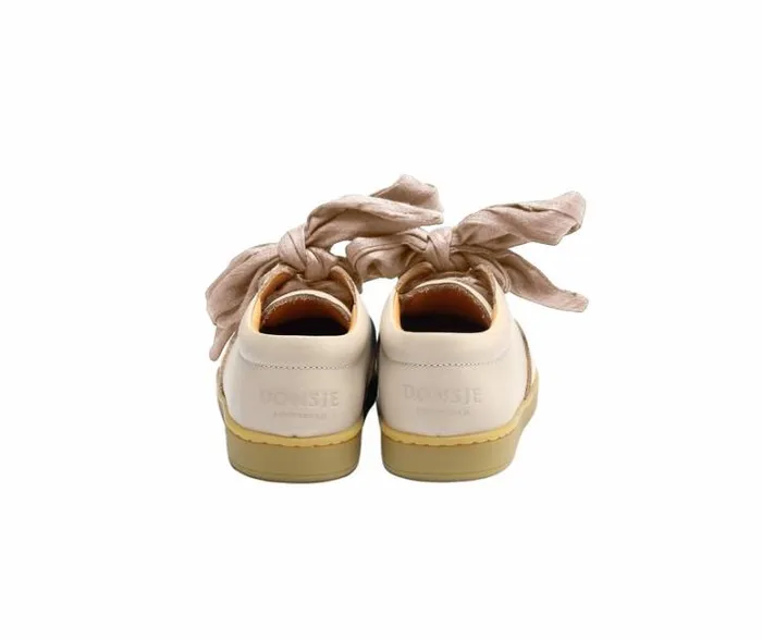 Donsje Amsterdam Sneakers Girls Meilly Sneakers Ivory Leather
