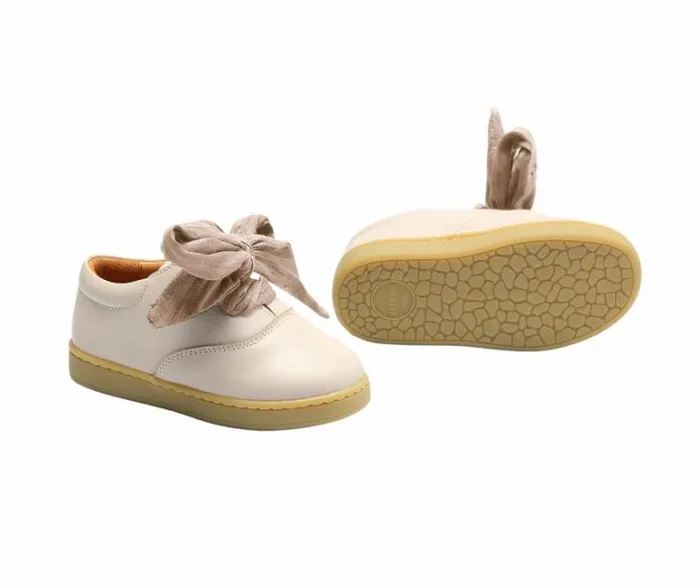 Donsje Amsterdam Sneakers Girls Meilly Sneakers Ivory Leather