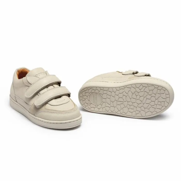 Donsje Amsterdam Sneakers Girls Meyo Sneakers Cream Leather