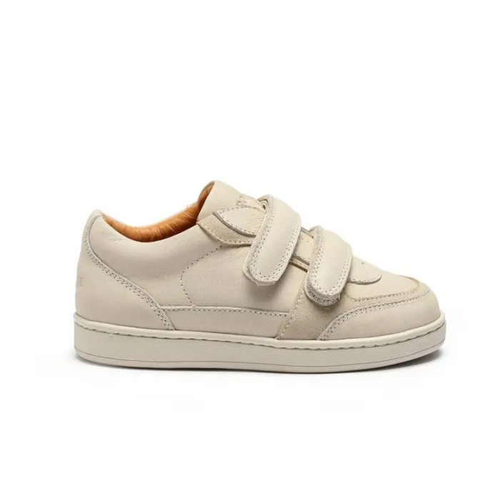 Donsje Amsterdam Sneakers Girls Meyo Sneakers Cream Leather