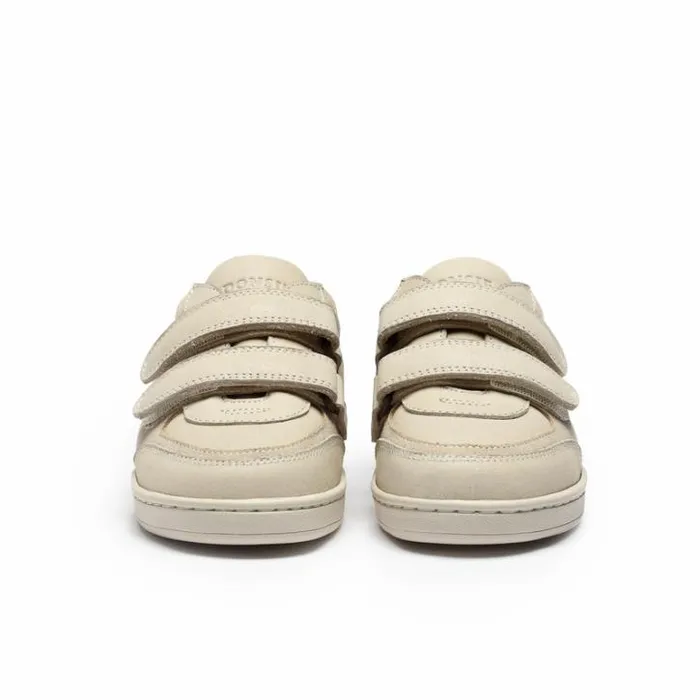 Donsje Amsterdam Sneakers Girls Meyo Sneakers Cream Leather