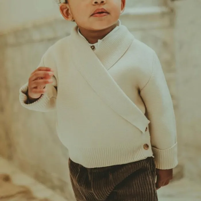 Donsje Amsterdam Sweaters and Cardigans Baby Degli Cardigan Macaroon