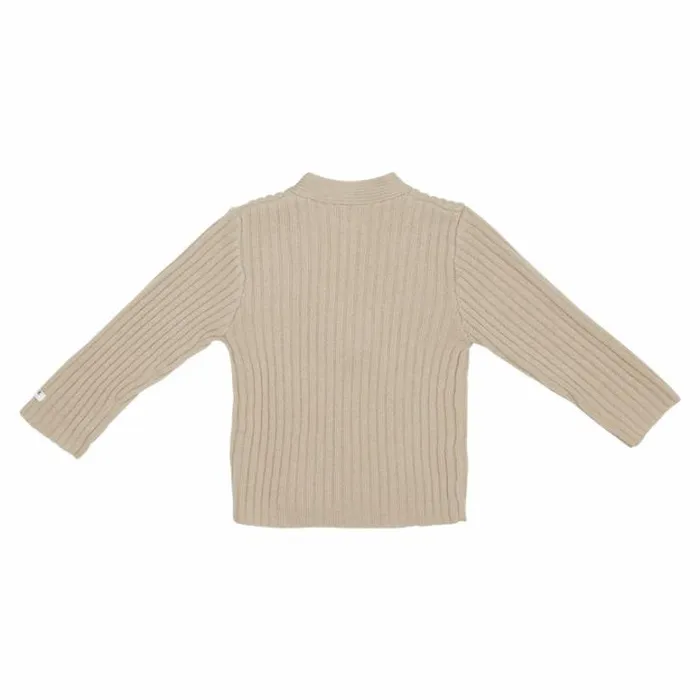 Donsje Amsterdam Sweaters and Cardigans Baby Elo Merino Wool Cardigan Oyster Grey