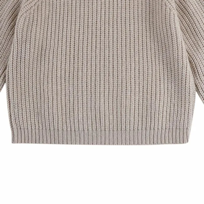 Donsje Amsterdam Sweaters and Cardigans Baby Garie Sweater Soft Sand