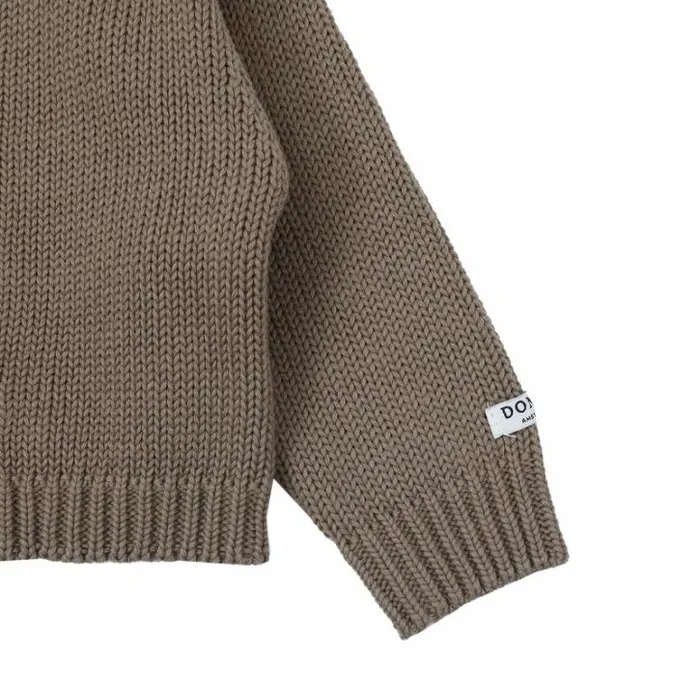 Donsje Amsterdam Sweaters and Cardigans Baby Lesley Cardigan Light Truffle