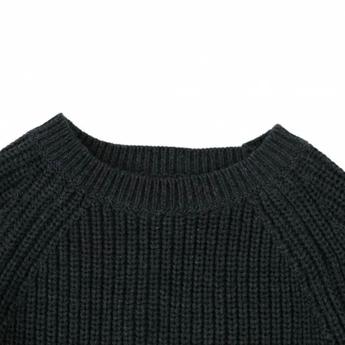 Donsje Amsterdam Sweaters and Cardigans Baby Qade Sweater Cloudy Grey