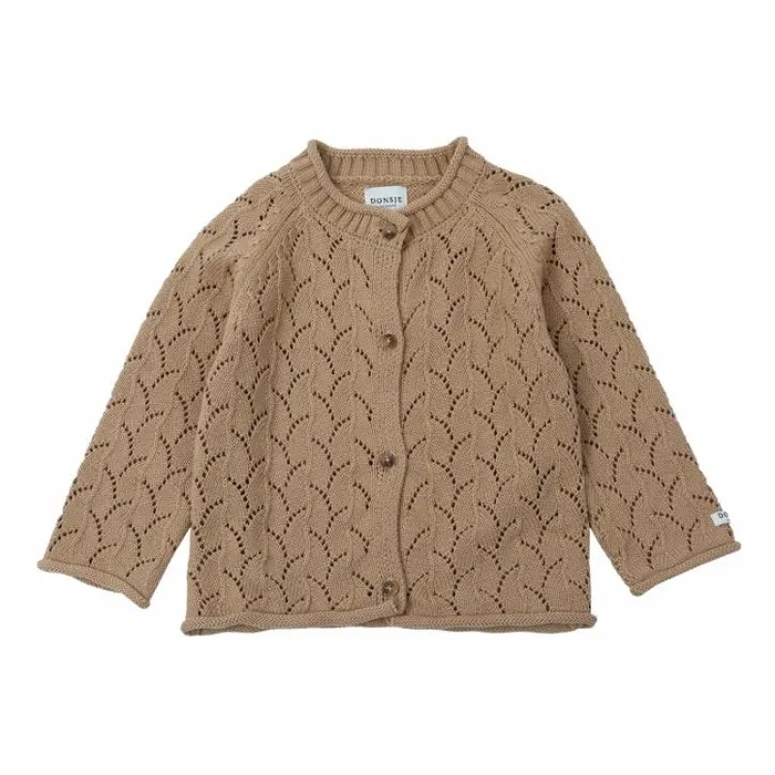Donsje Amsterdam Sweaters and Cardigans Baby Venna Cardigan Hay