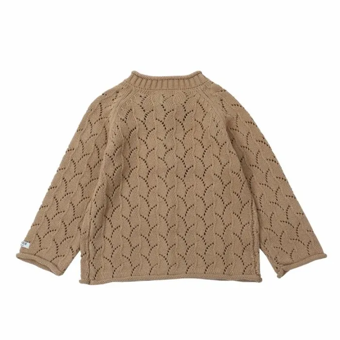 Donsje Amsterdam Sweaters and Cardigans Baby Venna Cardigan Hay