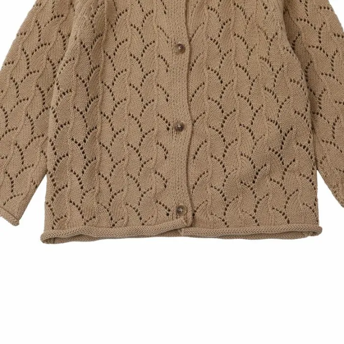 Donsje Amsterdam Sweaters and Cardigans Baby Venna Cardigan Hay