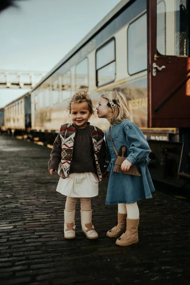 Donsje Amsterdam Sweaters and Cardigans Boys Dawi Sweater Espresso Melange