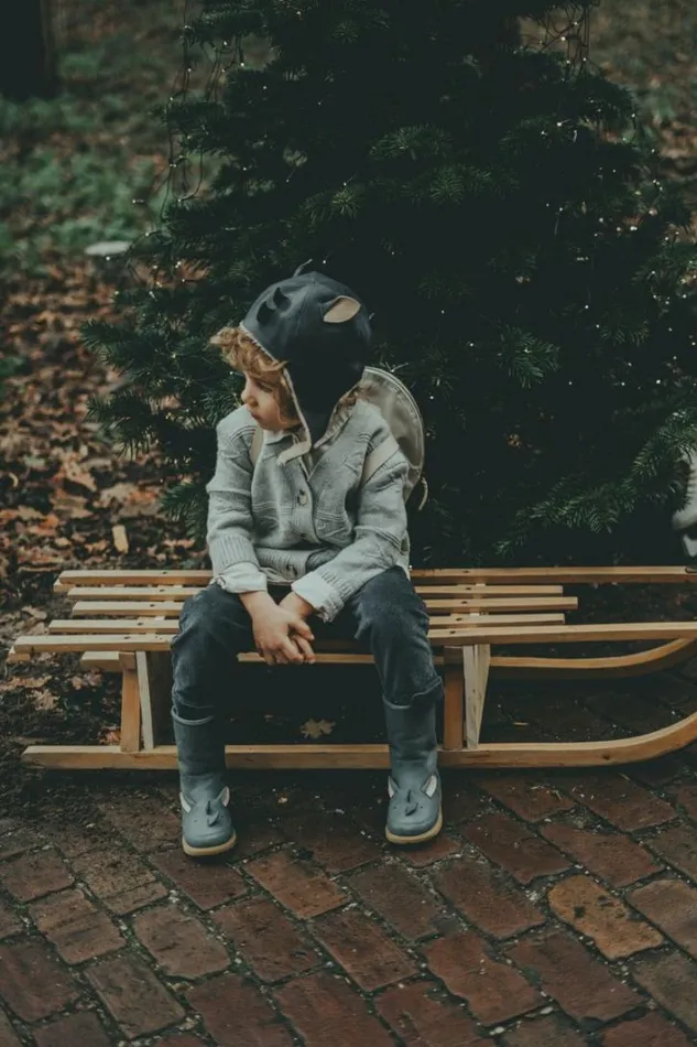 Donsje Amsterdam Sweaters and Cardigans Boys Draine Cardigan Light Grey Melange