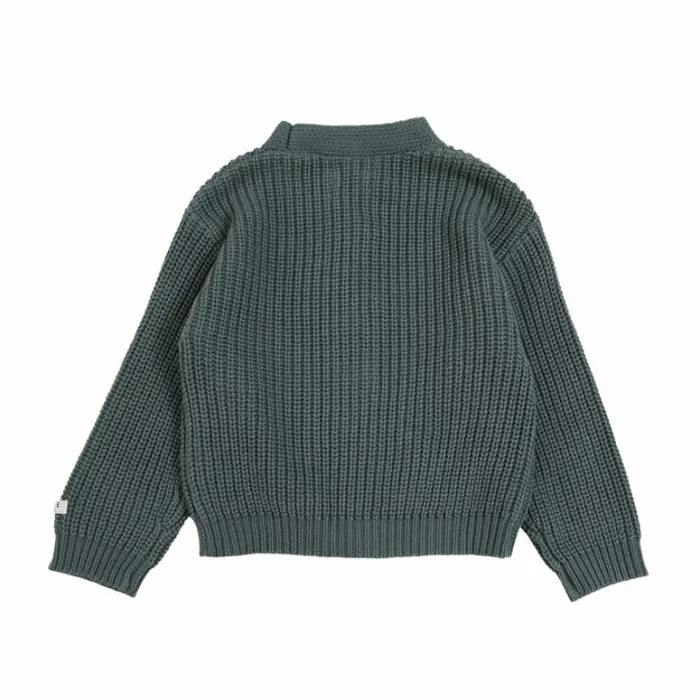 Donsje Amsterdam Sweaters and Cardigans Boys Timeo Cardigan Green Bay