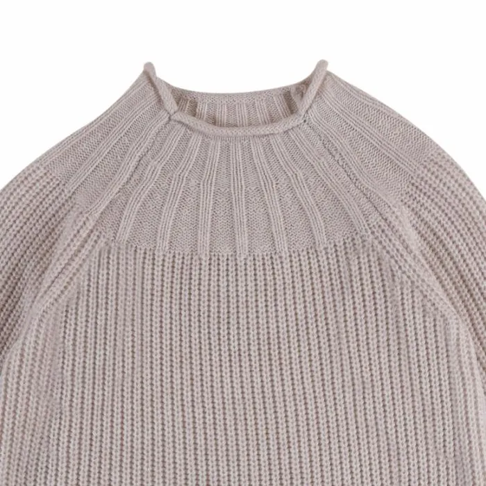 Donsje Amsterdam Sweaters and Cardigans Girls Dawi Sweater Soft Sand