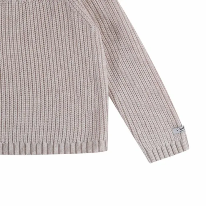 Donsje Amsterdam Sweaters and Cardigans Girls Dawi Sweater Soft Sand