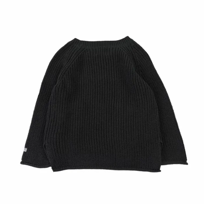 Donsje Amsterdam Sweaters and Cardigans Girls Qtella Sweater Anthracite Melange