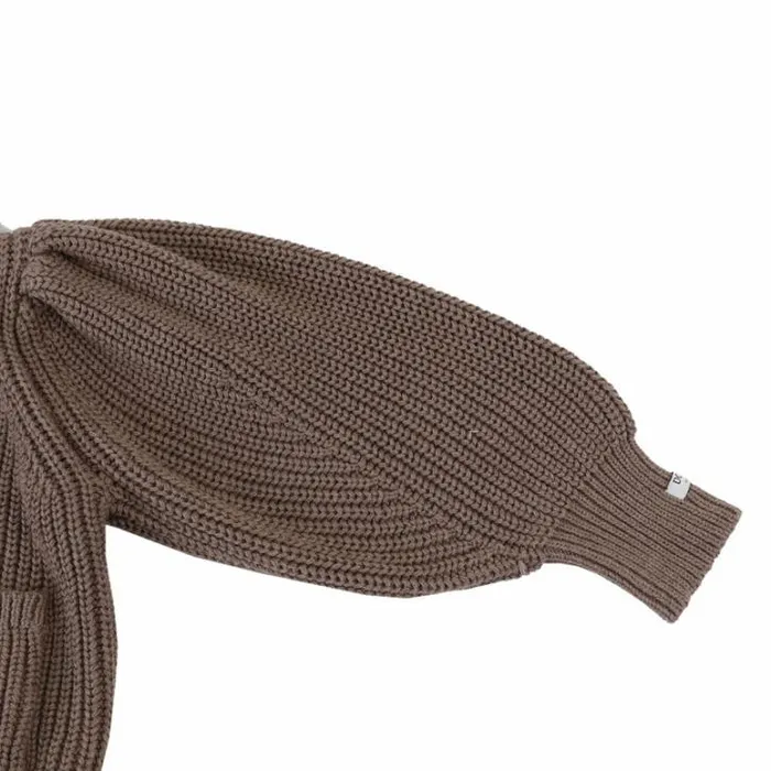 Donsje Amsterdam Sweaters and Cardigans Girls Riga Cardigan Taupe