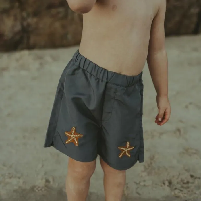 Donsje Amsterdam Swimwear Baby Seba Swim Shorts Grey