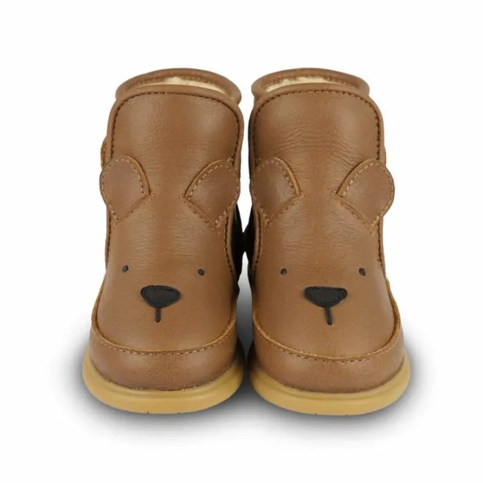 Donsje Amsterdam Toddler Shoes Baby Dubu Classic Shoes Cognac Classic Leather