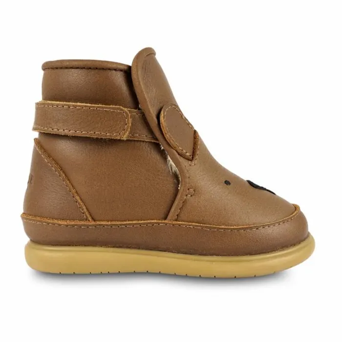 Donsje Amsterdam Toddler Shoes Baby Dubu Classic Shoes Cognac Classic Leather