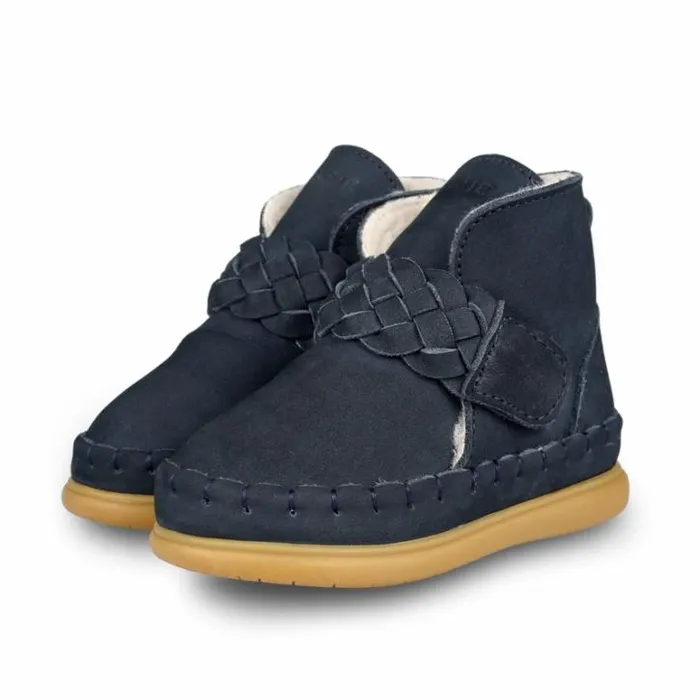 Donsje Amsterdam Toddler Shoes Baby Marcou Shoes Navy Nubuck