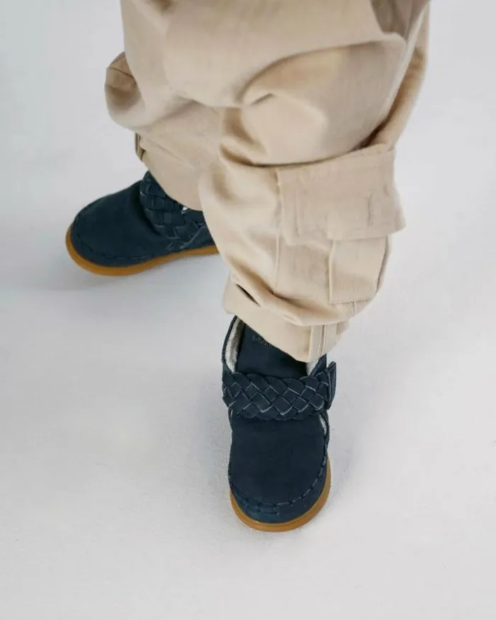 Donsje Amsterdam Toddler Shoes Baby Marcou Shoes Navy Nubuck