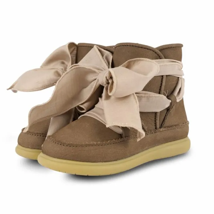 Donsje Amsterdam Toddler Shoes Baby Maudi Shoes Hazelnut Nubuck