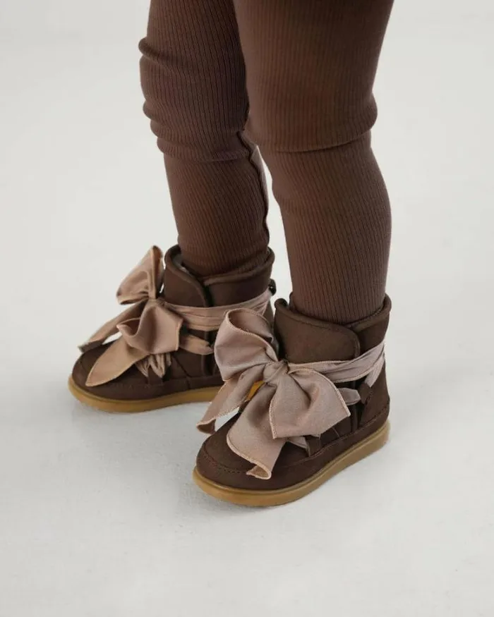 Donsje Amsterdam Toddler Shoes Baby Maudi Shoes Hazelnut Nubuck