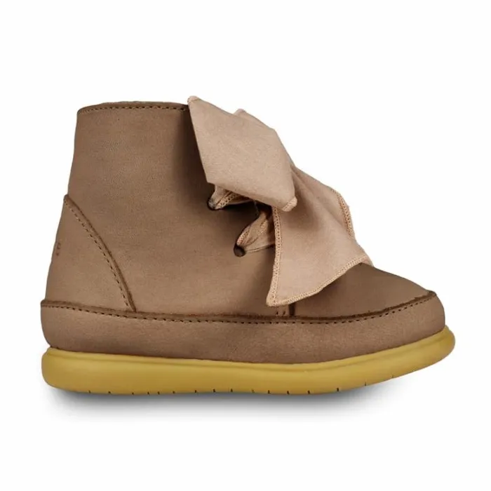 Donsje Amsterdam Toddler Shoes Baby Wisi Organza Shoes Truffle Nubuck