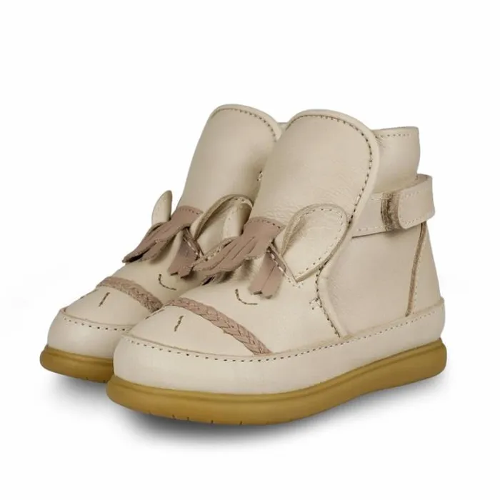 Donsje Amsterdam Toddler Shoes Girls Girls Dubu Special Shoes Ivory Classic Leather
