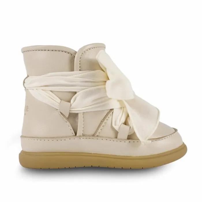 Donsje Amsterdam Toddler Shoes Girls Girls Maudi Shoes Cream Leather
