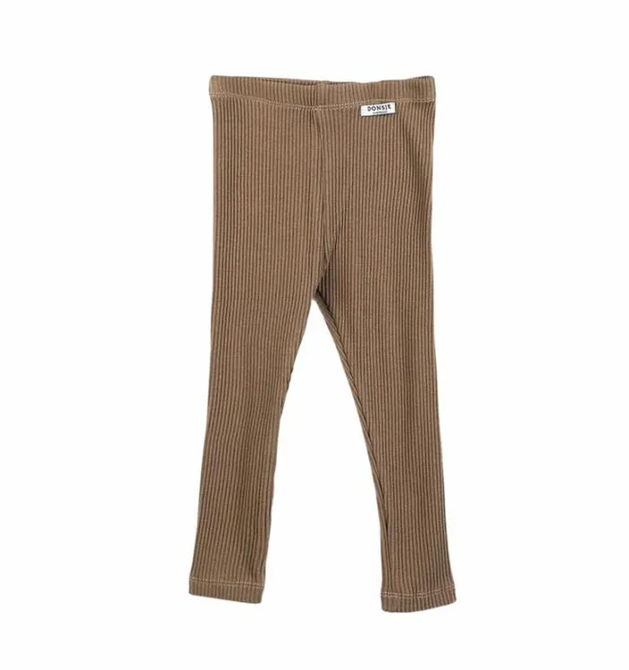 Donsje Amsterdam Trousers and Leggings Girls Lucy Leggings Hazelnut