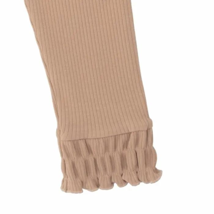 Donsje Amsterdam Trousers and Leggings Girls Qies Leggings Hazelnut Blush