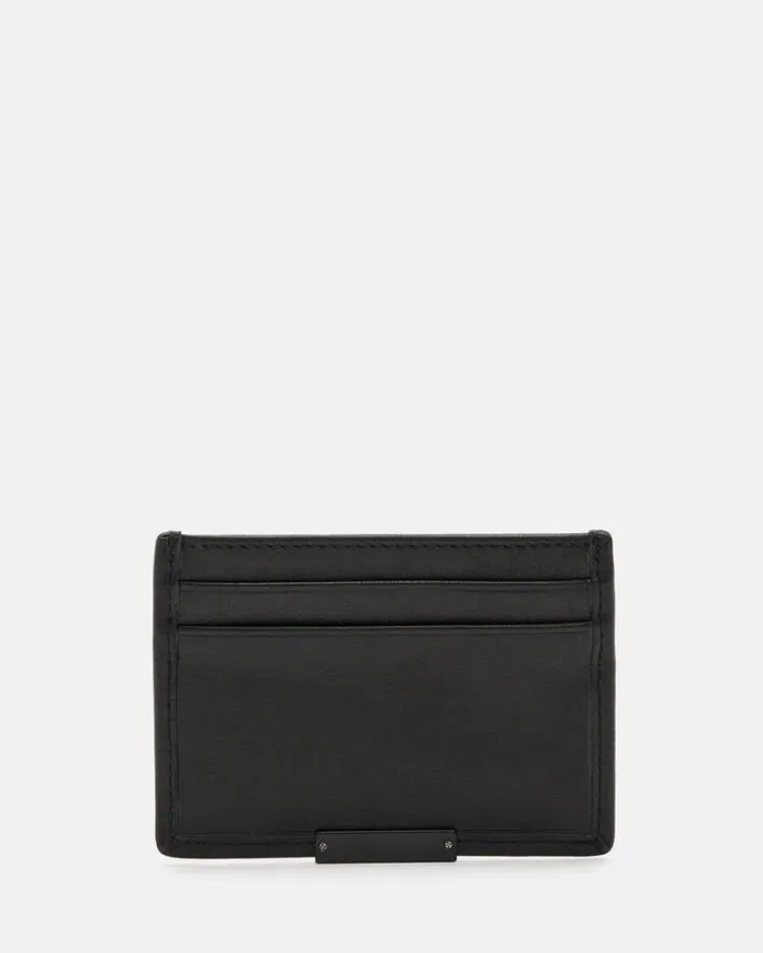 Dove Leather Cardholder Black Men AllSaints Bags and Wallets