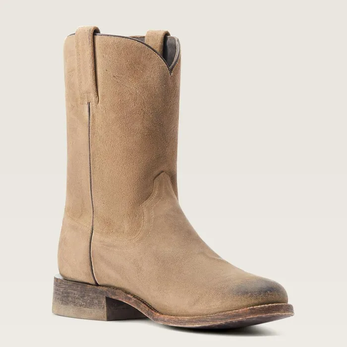 Downtown Western Boot Burned Grey Roughout Men Ariat Western Boots Downtown Western Boot Burned Grey Roughout Men Ariat Western Boots