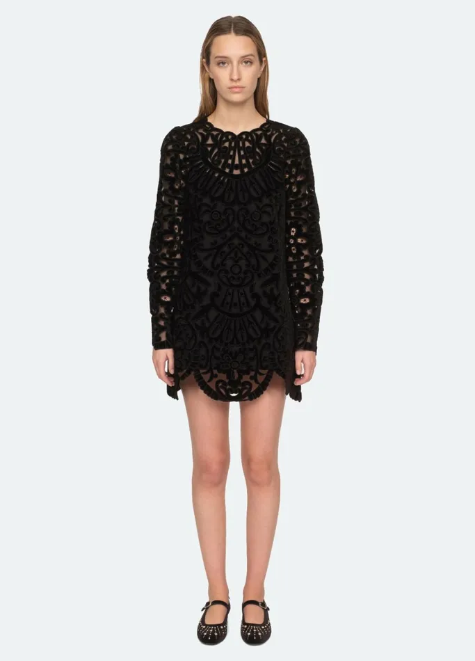 Dresses Women Sea New York Dana LS Dress Black