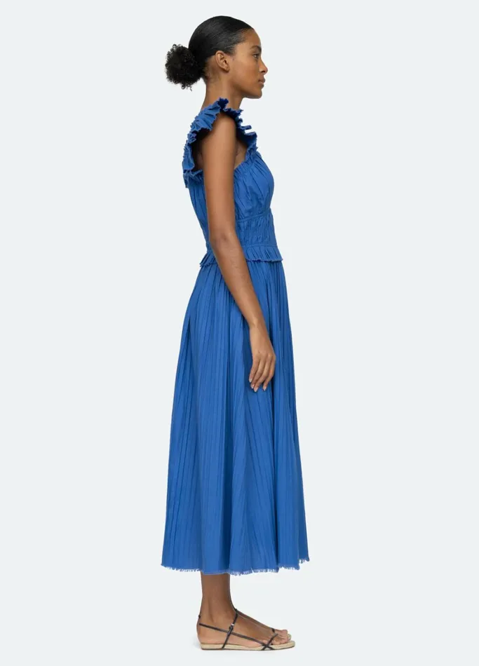 Dresses Women Sea New York Greir VNeck Dress Blue