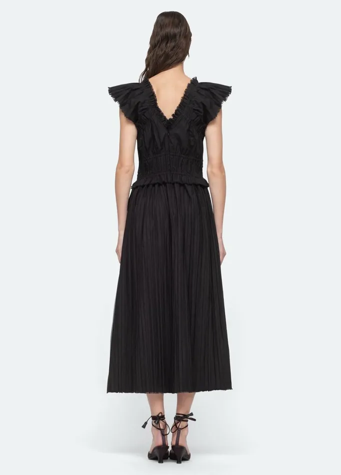 Dresses Women Sea New York Greir VNeck Dress Blue