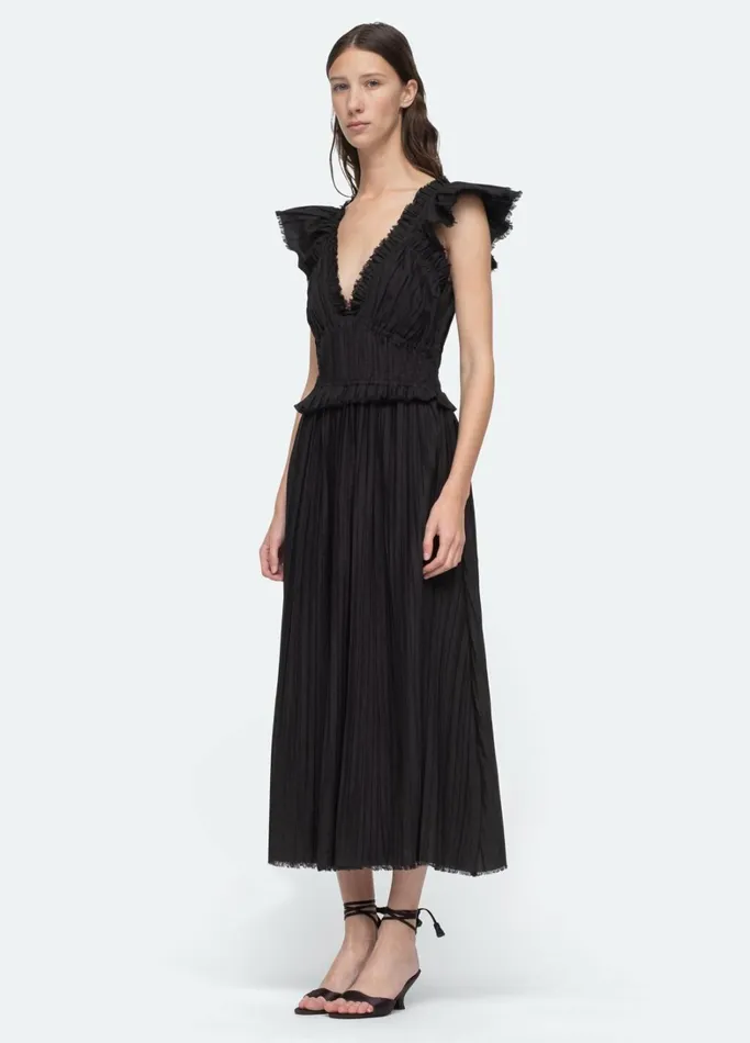 Dresses Women Sea New York Greir VNeck Dress Blue