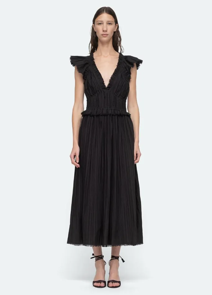 Dresses Women Sea New York Greir VNeck Dress Blue