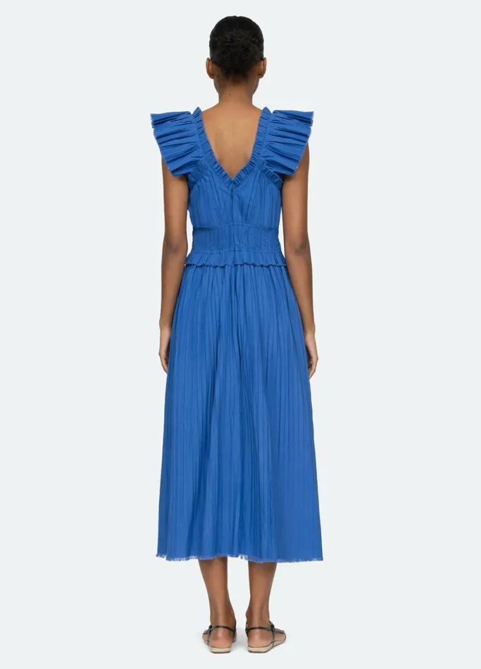 Dresses Women Sea New York Greir VNeck Dress Blue
