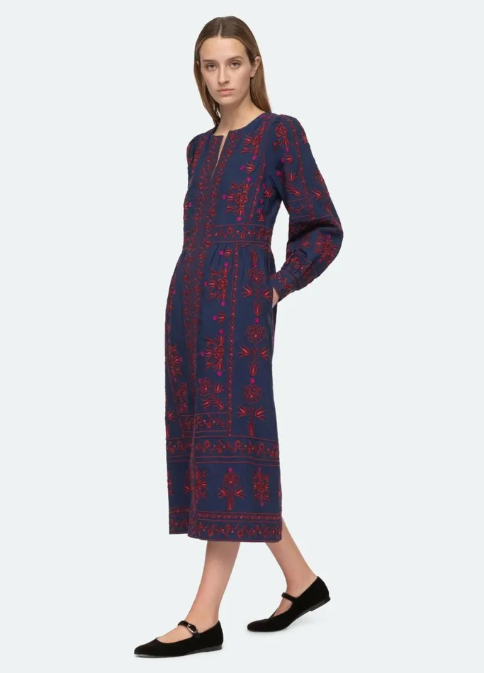 Dresses Women Sea New York Petunia Caftan Navy