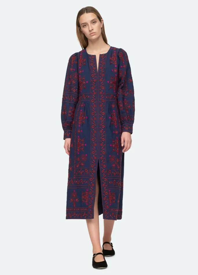 Dresses Women Sea New York Petunia Caftan Navy