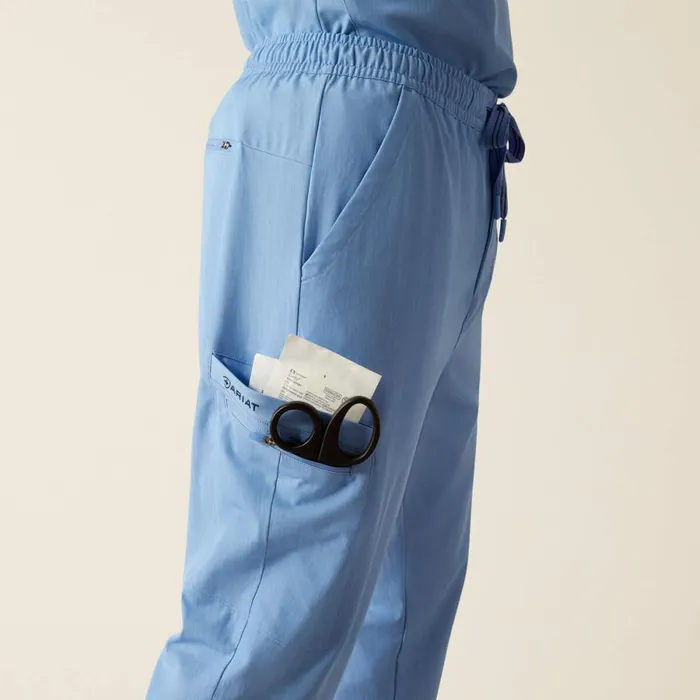 Drew Cargo Stretch Jogger Scrub Pant Light Blue Heather Men Ariat Scrubs Drew Cargo Stretch Jogger Scrub Pant Light Blue Heather Men Ariat Scrubs