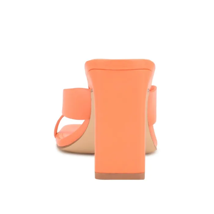 Durlife Heeled Thong Sandals Orange Women Nine West Mid Heels Durlife Heeled Thong Sandals Orange Women Nine West Mid Heels