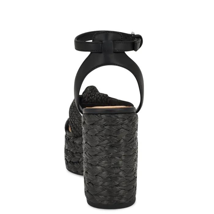 Eaden Woven Wedge Sandals Black Women Nine West Sandals Eaden Woven Wedge Sandals Black Women Nine West Sandals
