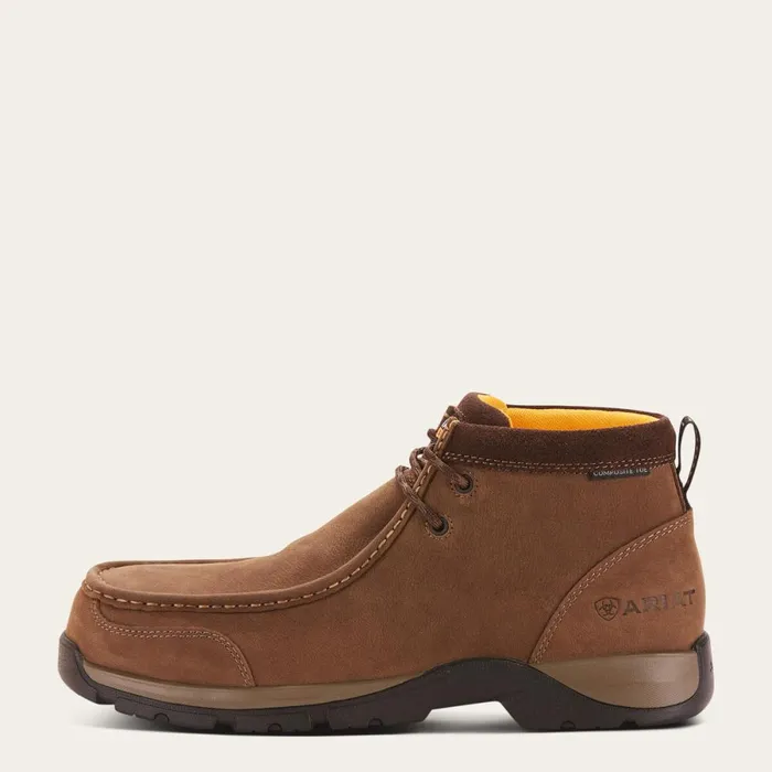 Edge LTE Moc Composite Toe Work Boot Dark Brown Men Ariat Work Boots Edge LTE Moc Composite Toe Work Boot Dark Brown Men Ariat Work Boots