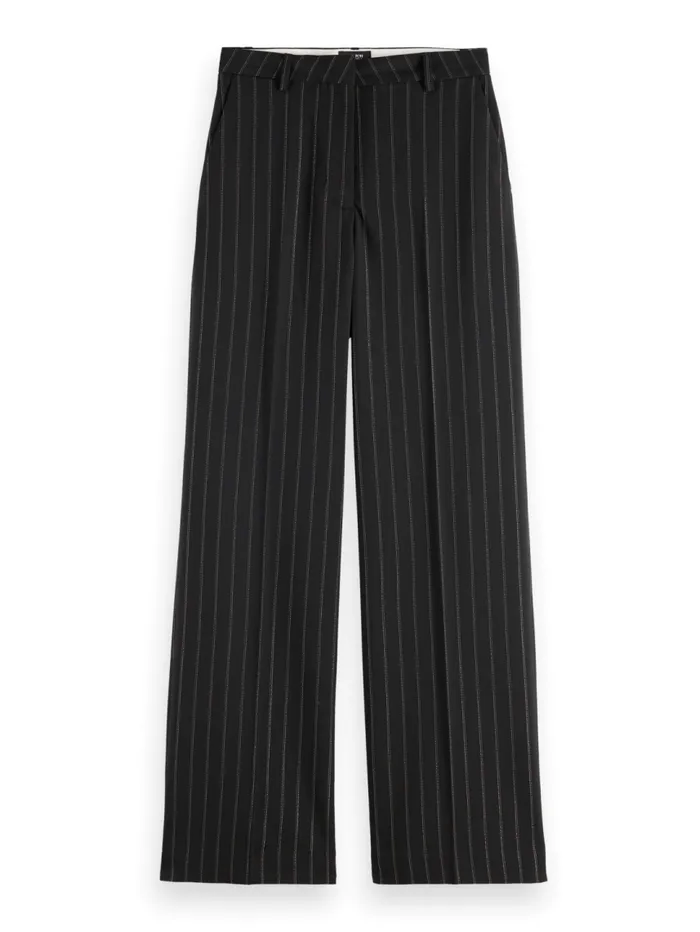 EDIE LUREX STRIPE WIDE LEG PANT Lurex Jacquard Stripe Women Scotch and Soda Pants