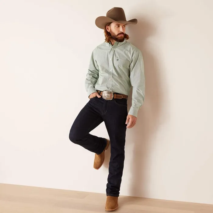 Edson Classic Fit Shirt White Men Ariat Button Down Shirts Edson Classic Fit Shirt White Men Ariat Button Down Shirts