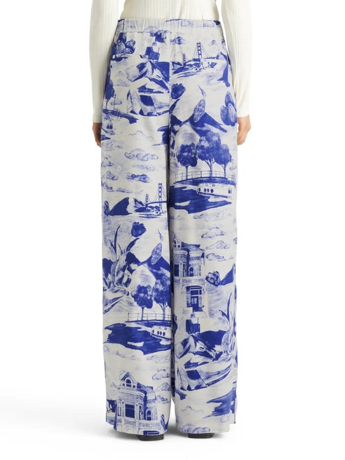 Eleni Printed Pyjama Pant Journey Of The Free Mind Blue Women Scotch and Soda Pants Eleni Printed Pyjama Pant Journey Of The Free Mind Blue Women Scotch and Soda Pants