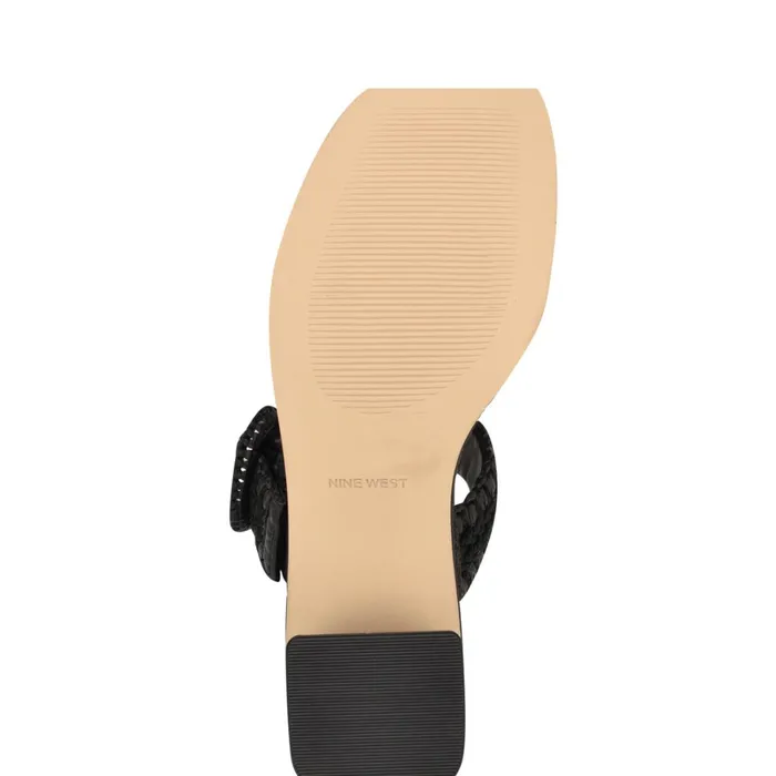 Emerey Woven Slide Sandals Black Women Nine West Sandals Emerey Woven Slide Sandals Black Women Nine West Sandals